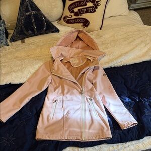Girls S/14 Michael Kors Jacket removable Hood  weather resistant
